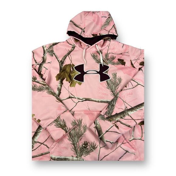 Under Armour Real Tree Camo Loose Hoodie Size Large - Picture 2 of 6